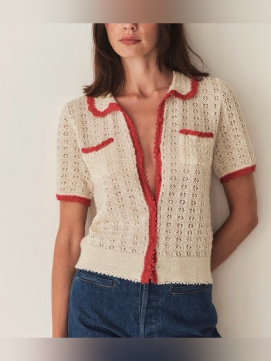Doen Tops - Doen Gloriana Top in Moonstone
